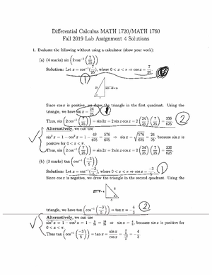 Midterm 1 Practice Problems - MATH 1720/1760 Differential Calculus Fall ...