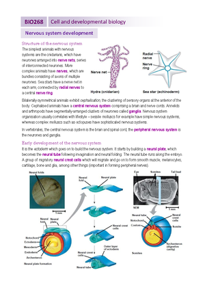 Revision Notes Cell and Developmental Biology: courses, Cell and ...