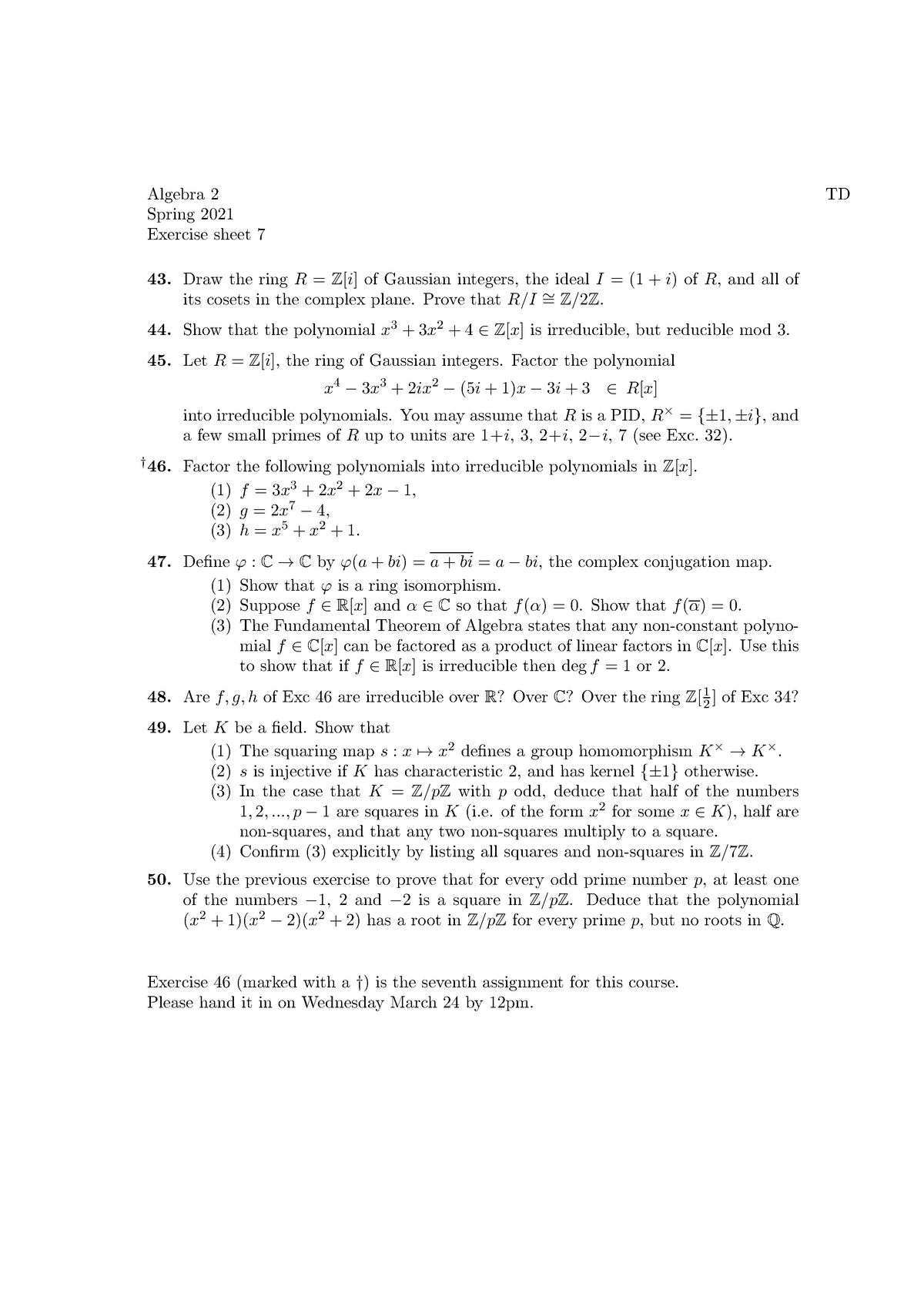 unit 2 homework 7 algebra 2