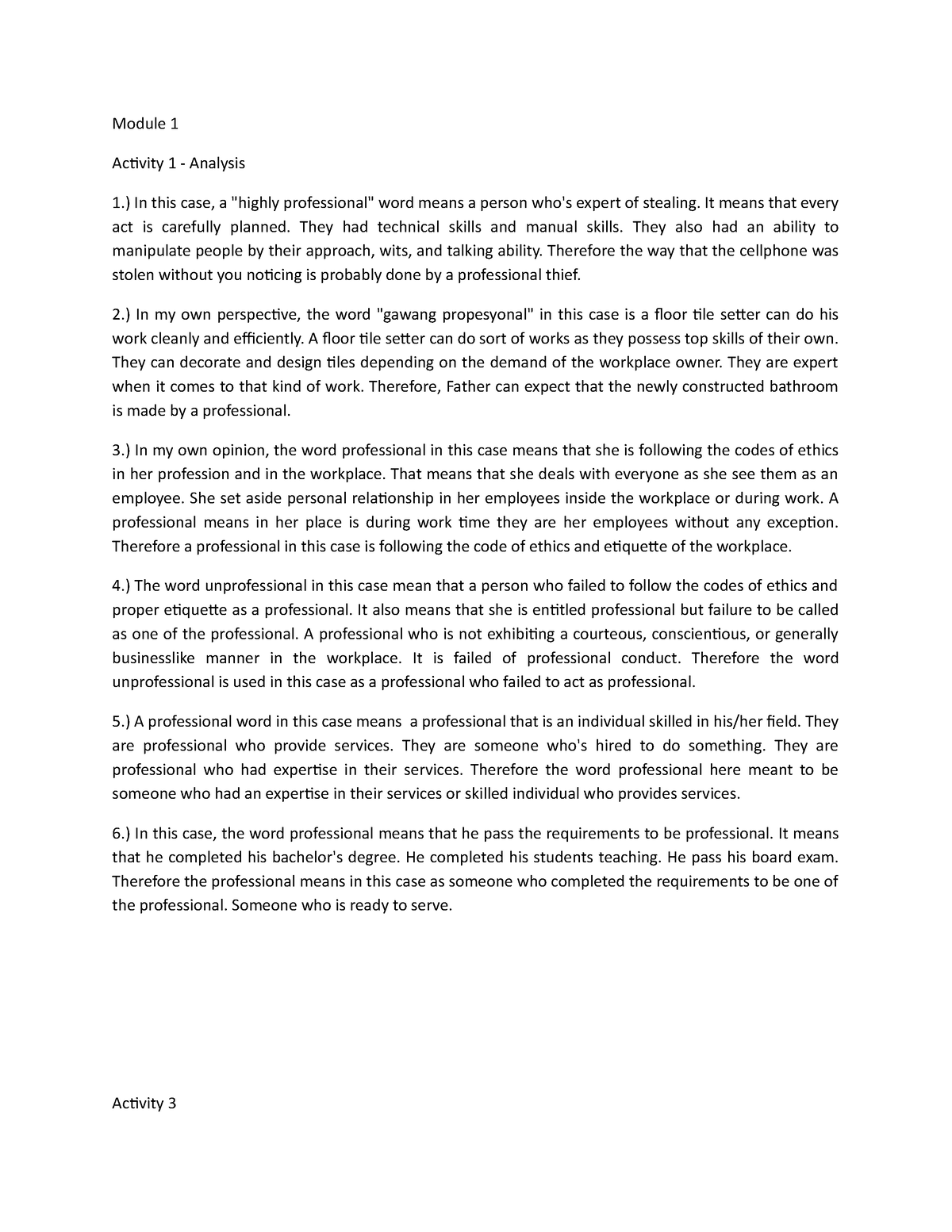 teaching profession reflection essay