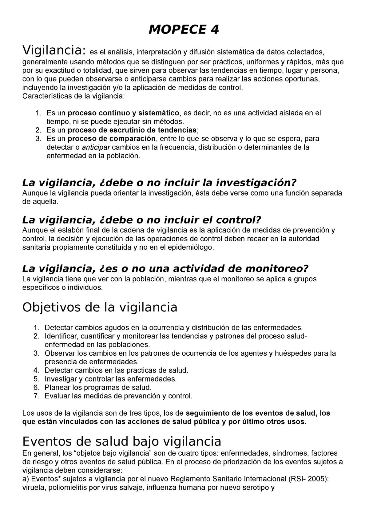 Mopece 4= Modulo De Principios De Epidemiologia Para El Control De ...