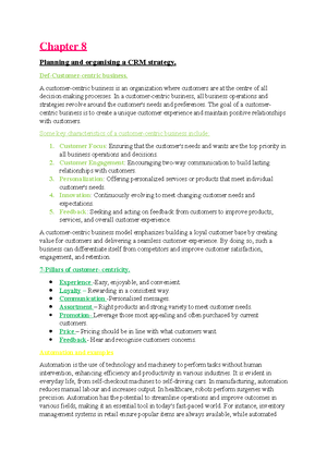 Chapter 6-Notes - notes - Chapter 6 Business-to-Business Marketing 1 ...