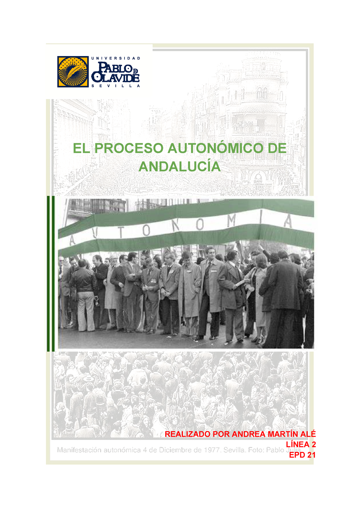 El Proceso Auton Mico De Andaluc A El Proceso Auton Mico De Andaluc A