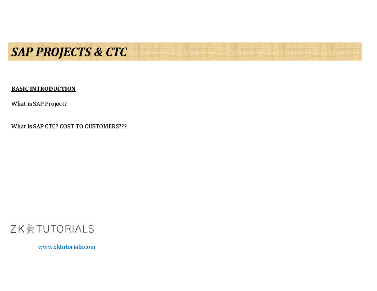 3+SAP+Projects+&+CTC - Communication Electronics - BASIC INTRODUCTION ...