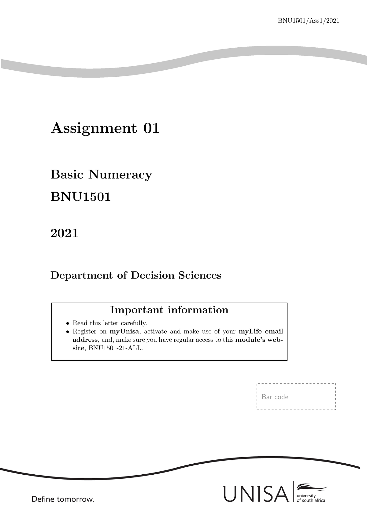 bnu1501 assignment 5 2023