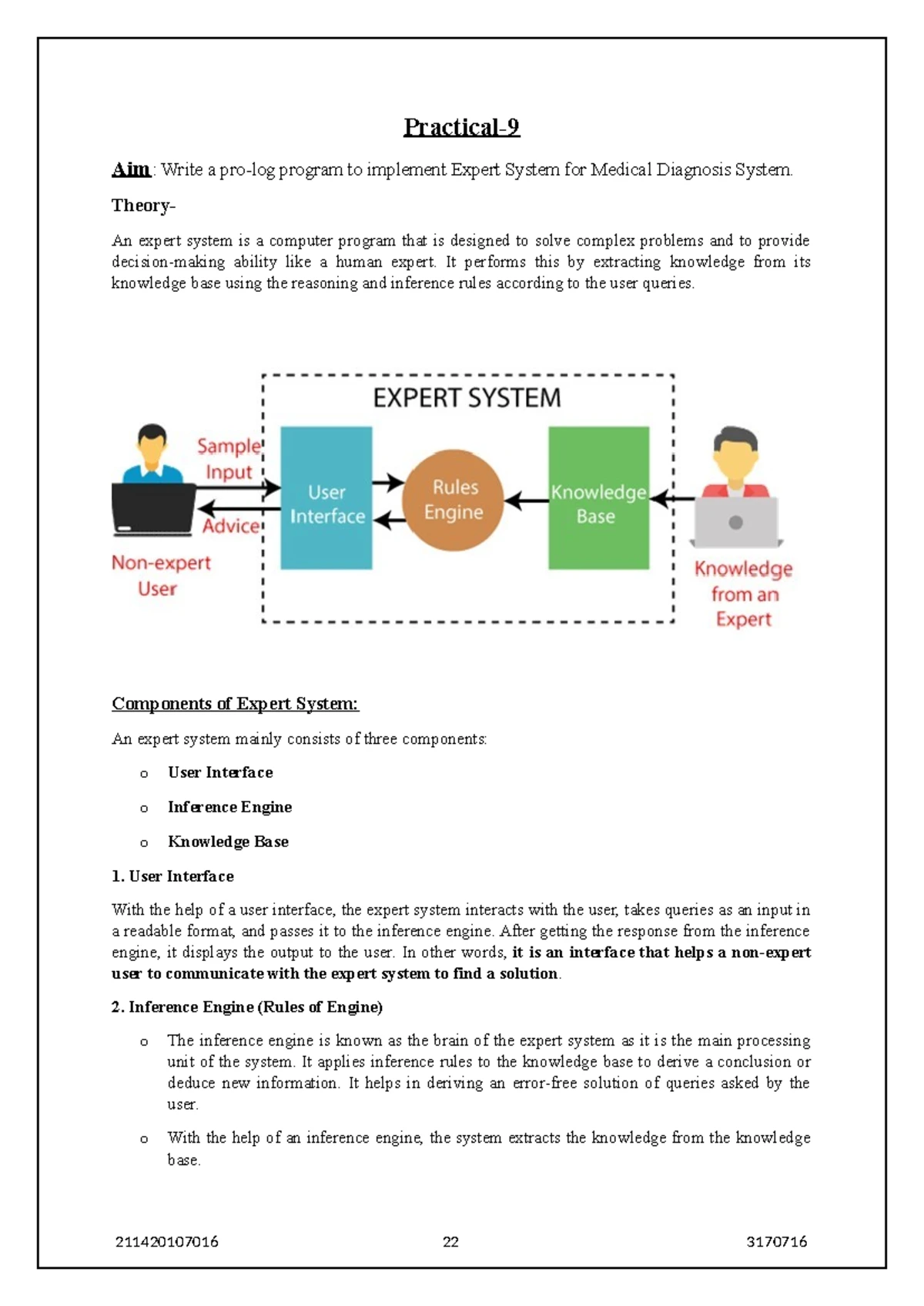 Practical 7 - Practical- Aim: Write a Pro-log program to implement ...