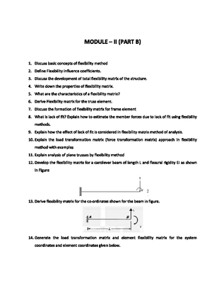 SA2- M1 part 2 - CET302 Structural analysis 2 - Structural Analysis 2 ...