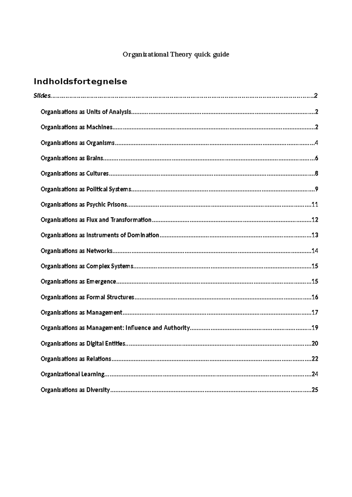 Organizational Theory quick guide - Organizational Theory quick guide ...