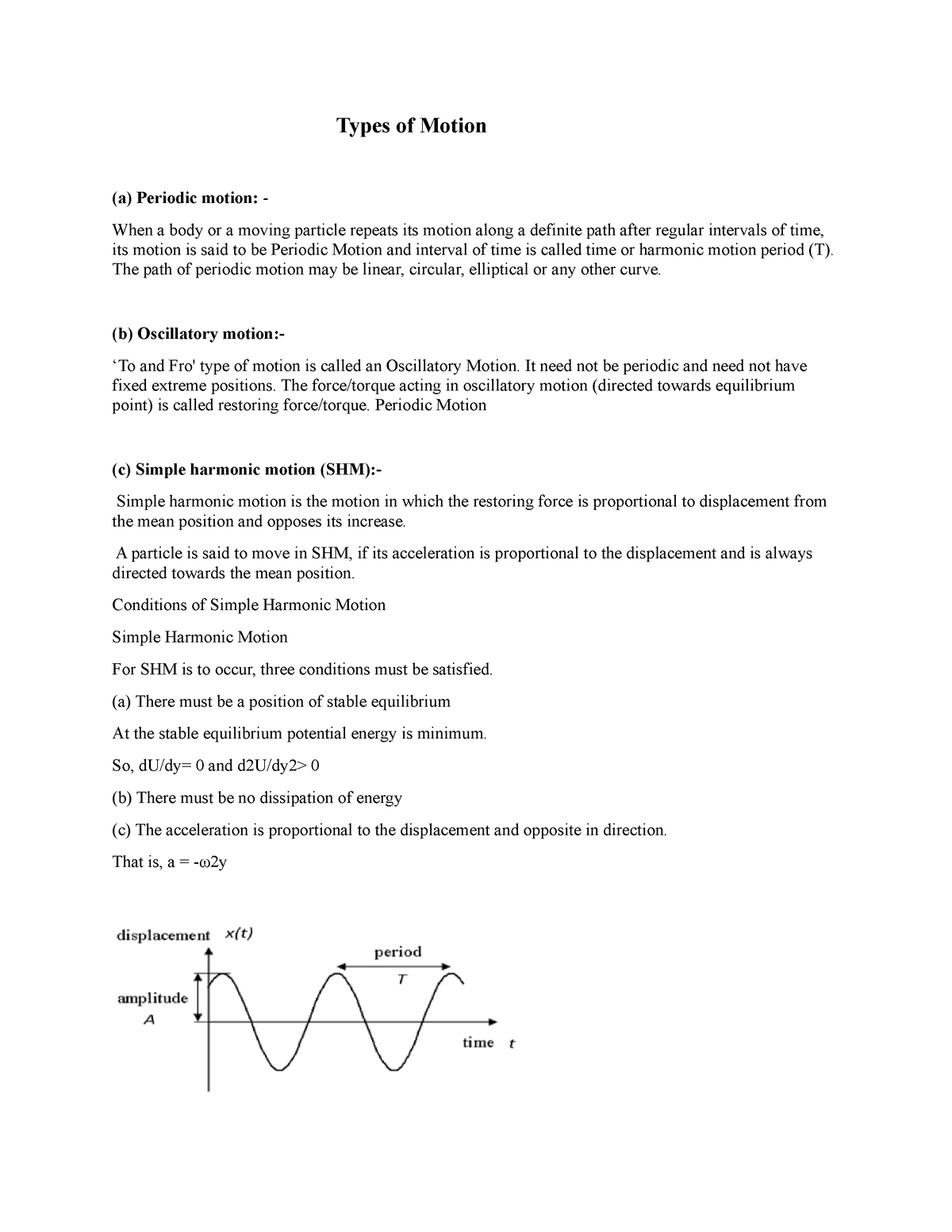 types-of-motion-bsc-physics-studocu