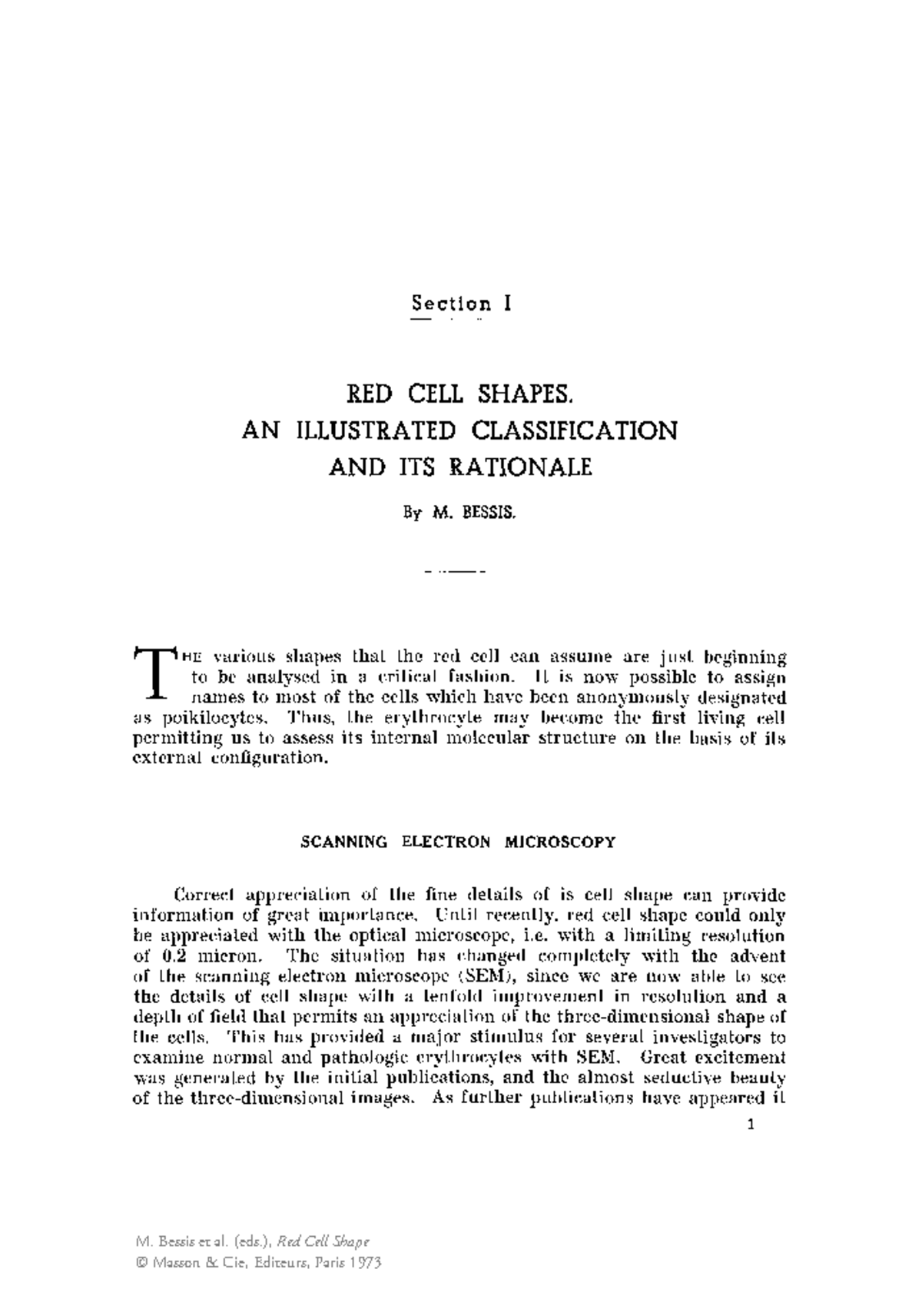 Poikiliocytes Bessis - Summary Medical Laboratory Science - Section I ...