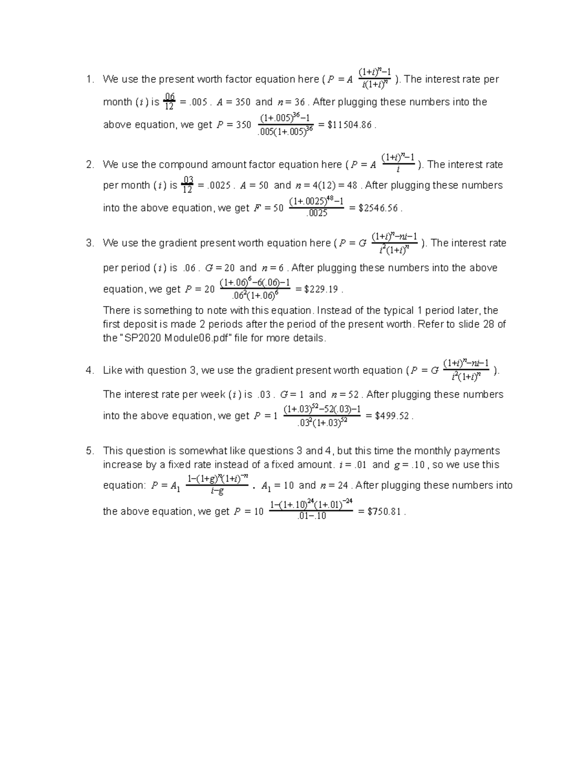 module-6-exercise-solutions-we-use-the-present-worth-factor-equation