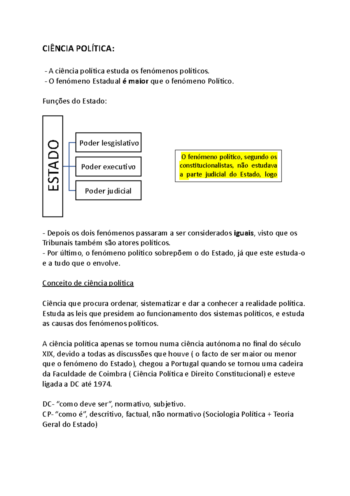 O Que Estuda A Ciencia Politica - BRAINCP