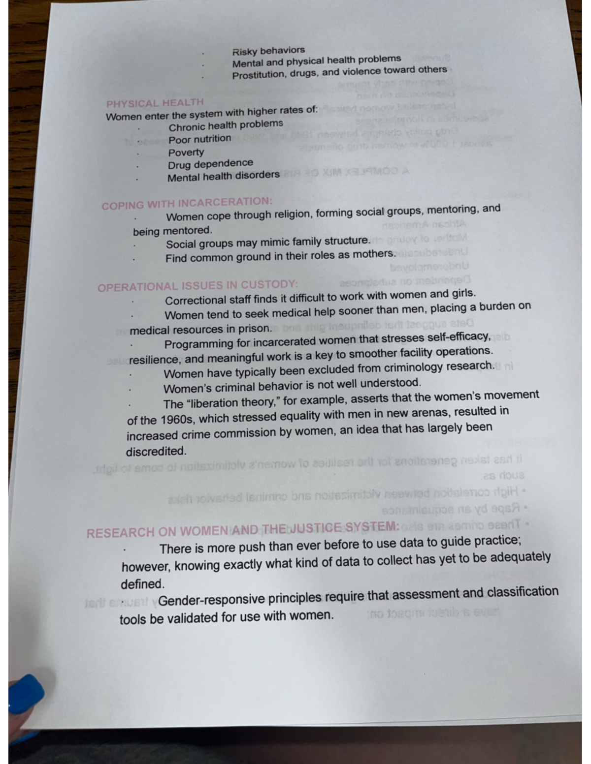 Chapter 12 Notes - CRIM 352 - Studocu