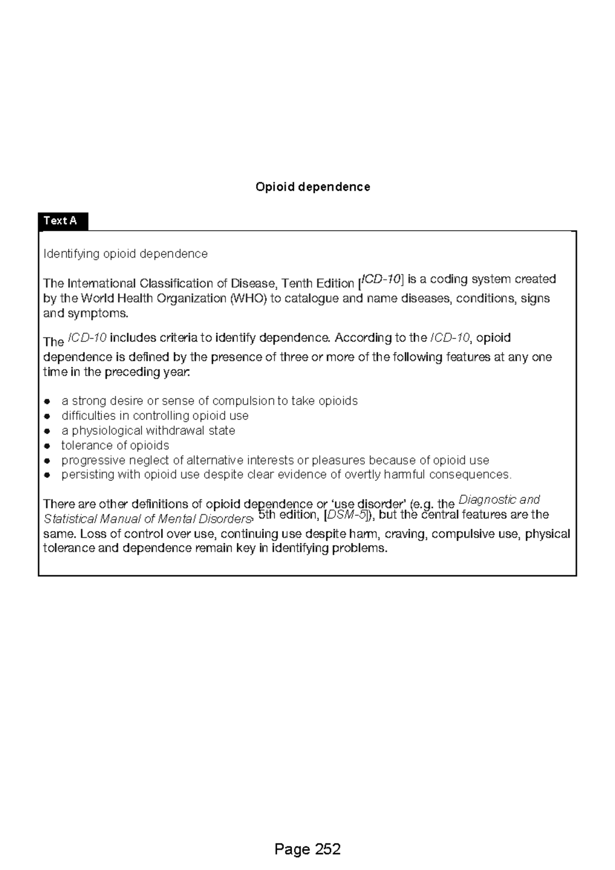 Opioid dependence and it's further - Bsc nursing - KUHS - Studocu