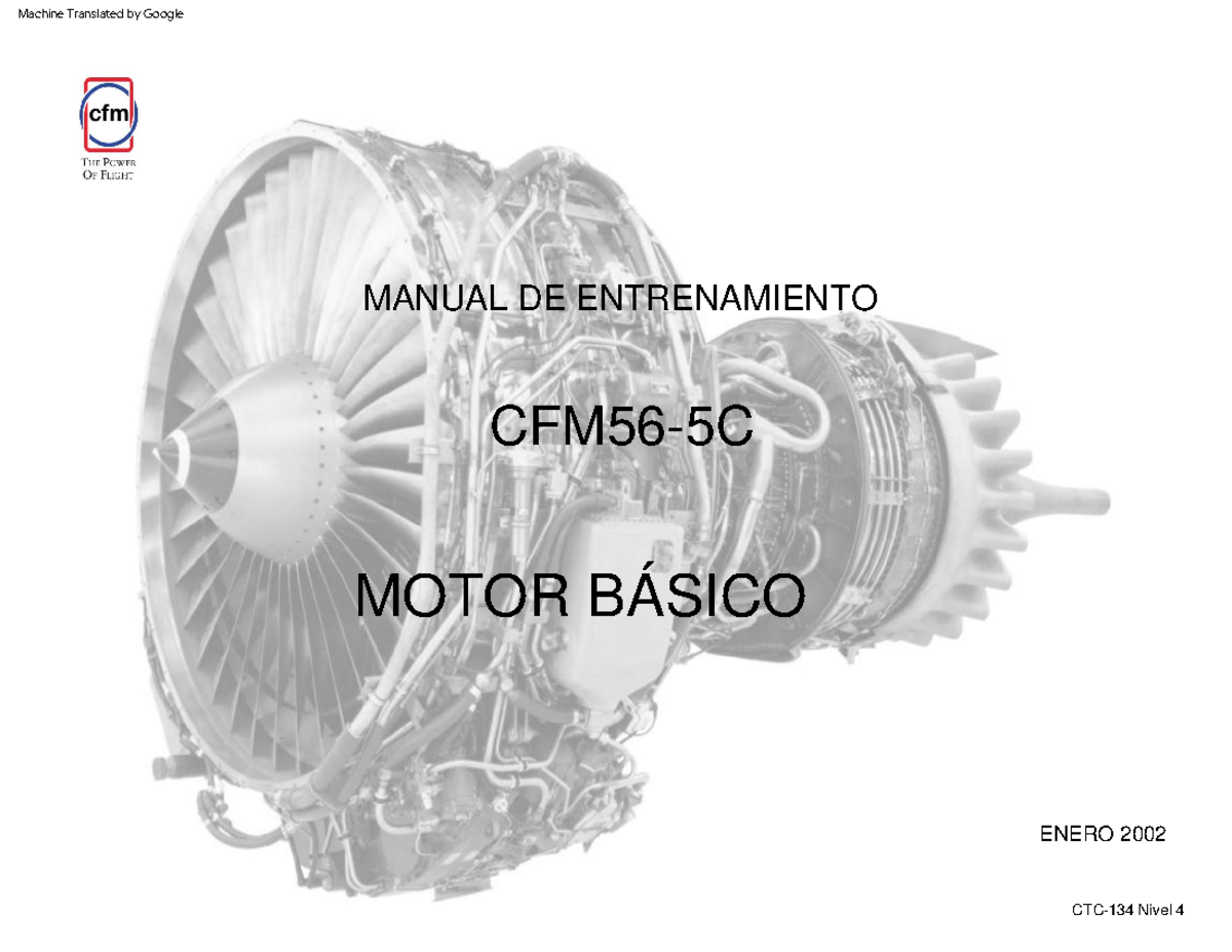 Pdfcoffee.com 9c18d1e0dce26afe0c5ejet-engine-cfm56-5c-training ...