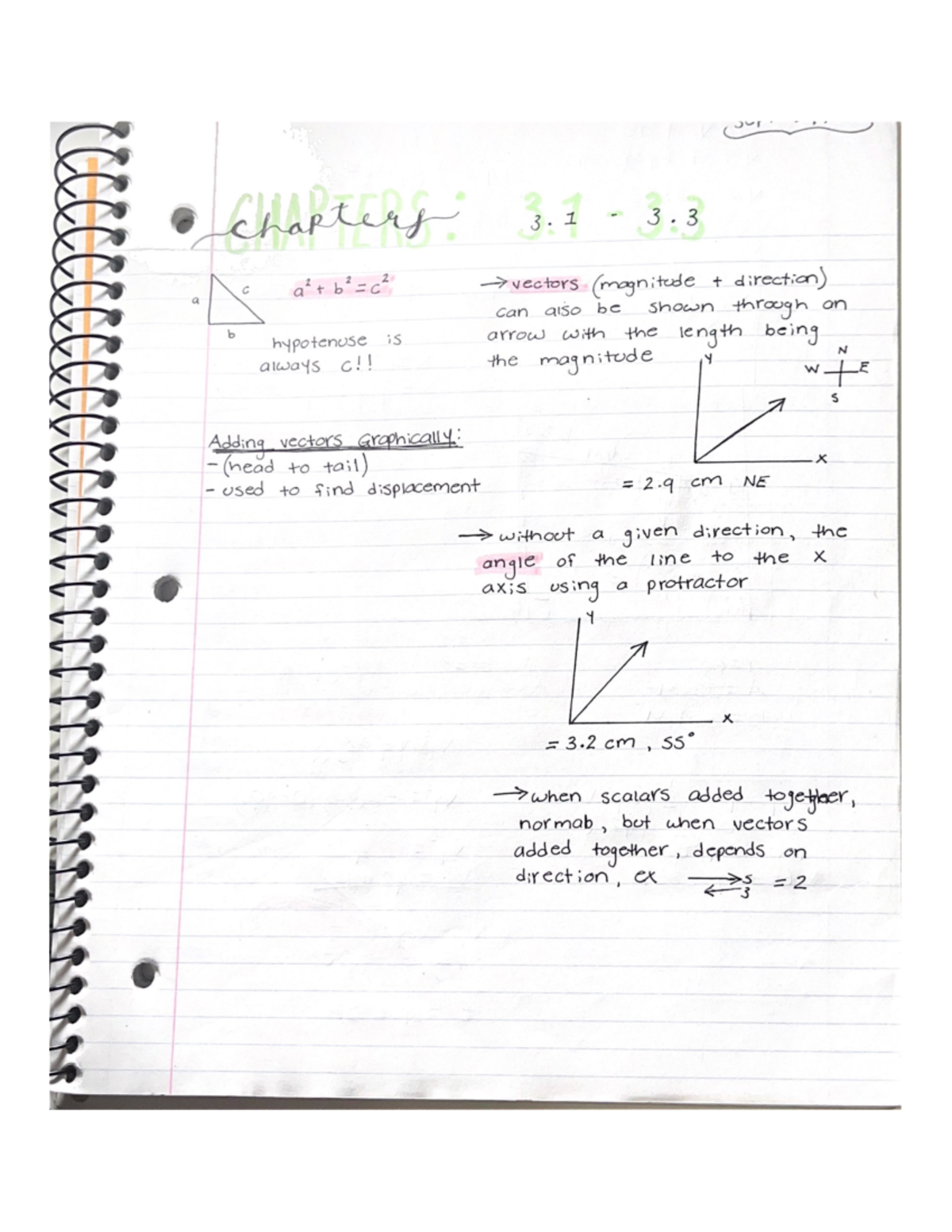 textbook chapter 3 summary (projectiles) - PHYS 1001H - Studocu