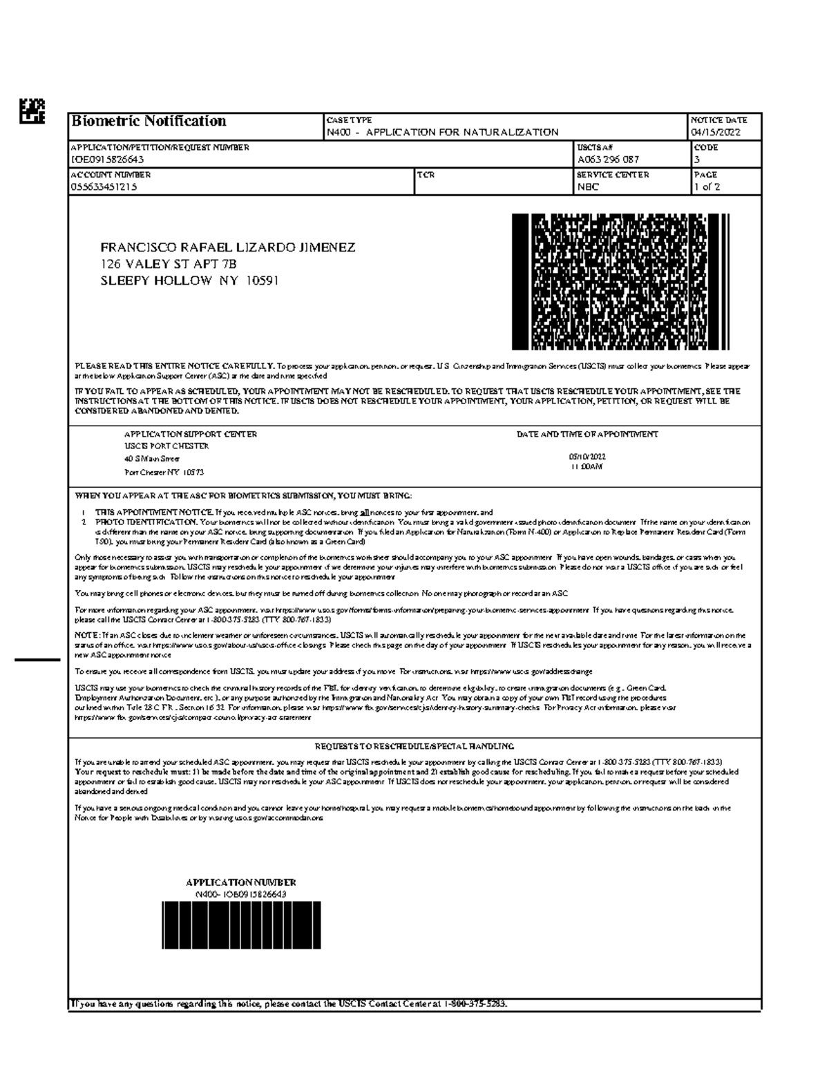 N400 Biometrics Reuse To Interview Time 2022 - ouc0nok