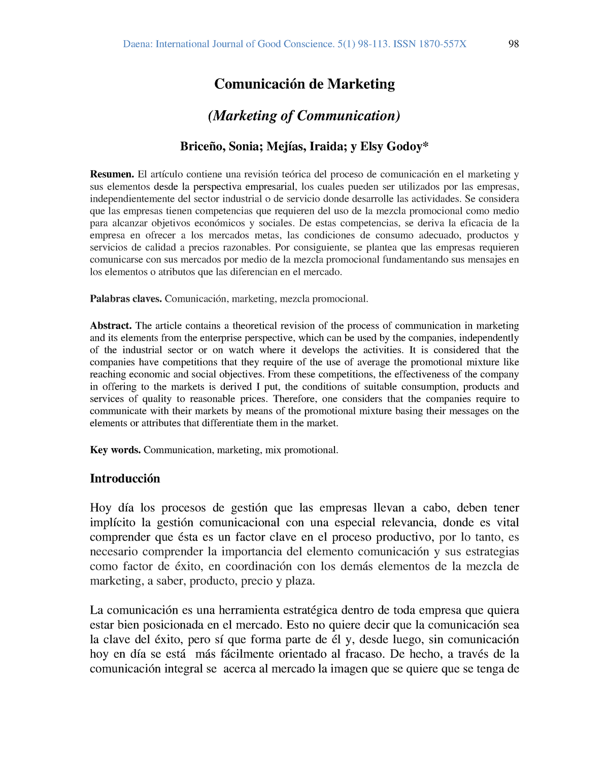 9na Clase Paper Comunicación De Marketing Comunicación De Marketing Marketing Of 3551