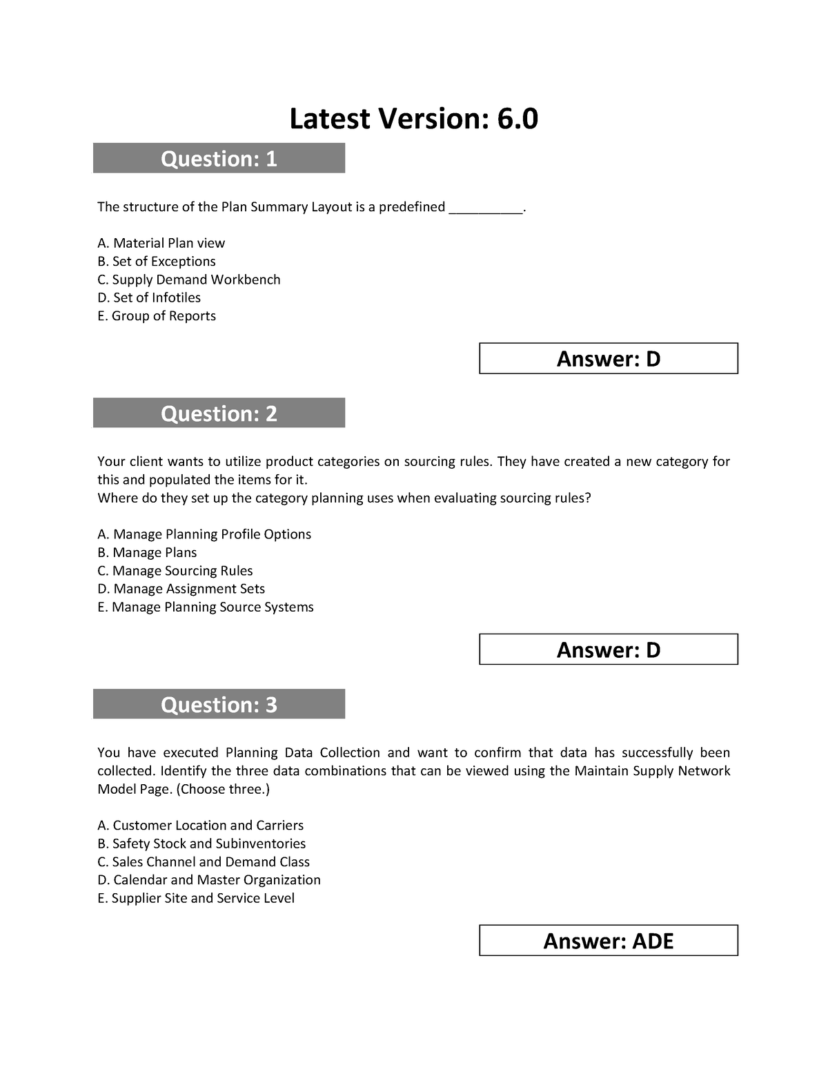 1z0-1066-22 Latest Braindumps Questions