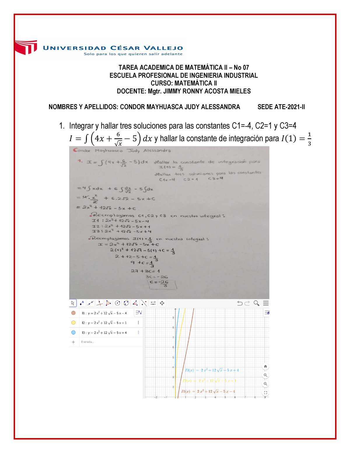 Tarea Academica No7 - Matemáticas Especiales - Universidad CUN - Studocu