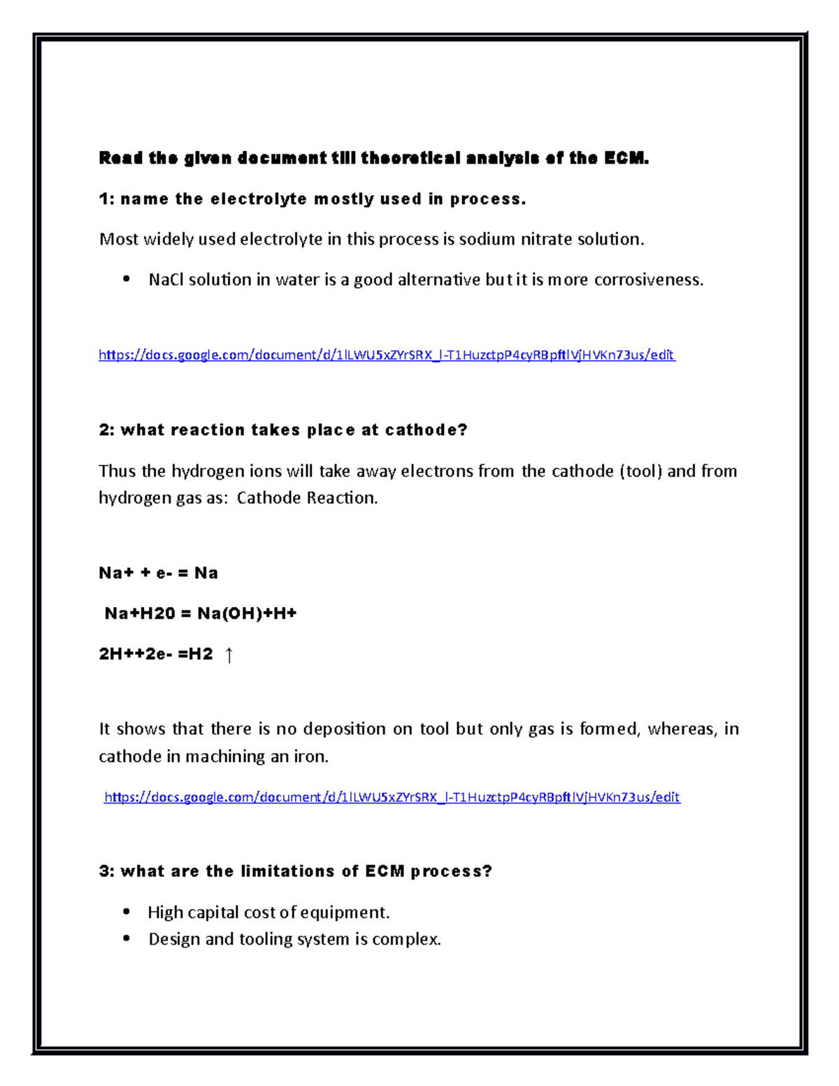 ECM questions Lecture notes 2 Read the given document till