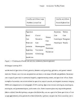 Chapter 1.0-Part 1 - Lecture Notes Illness and Disease, the Sick Role ...