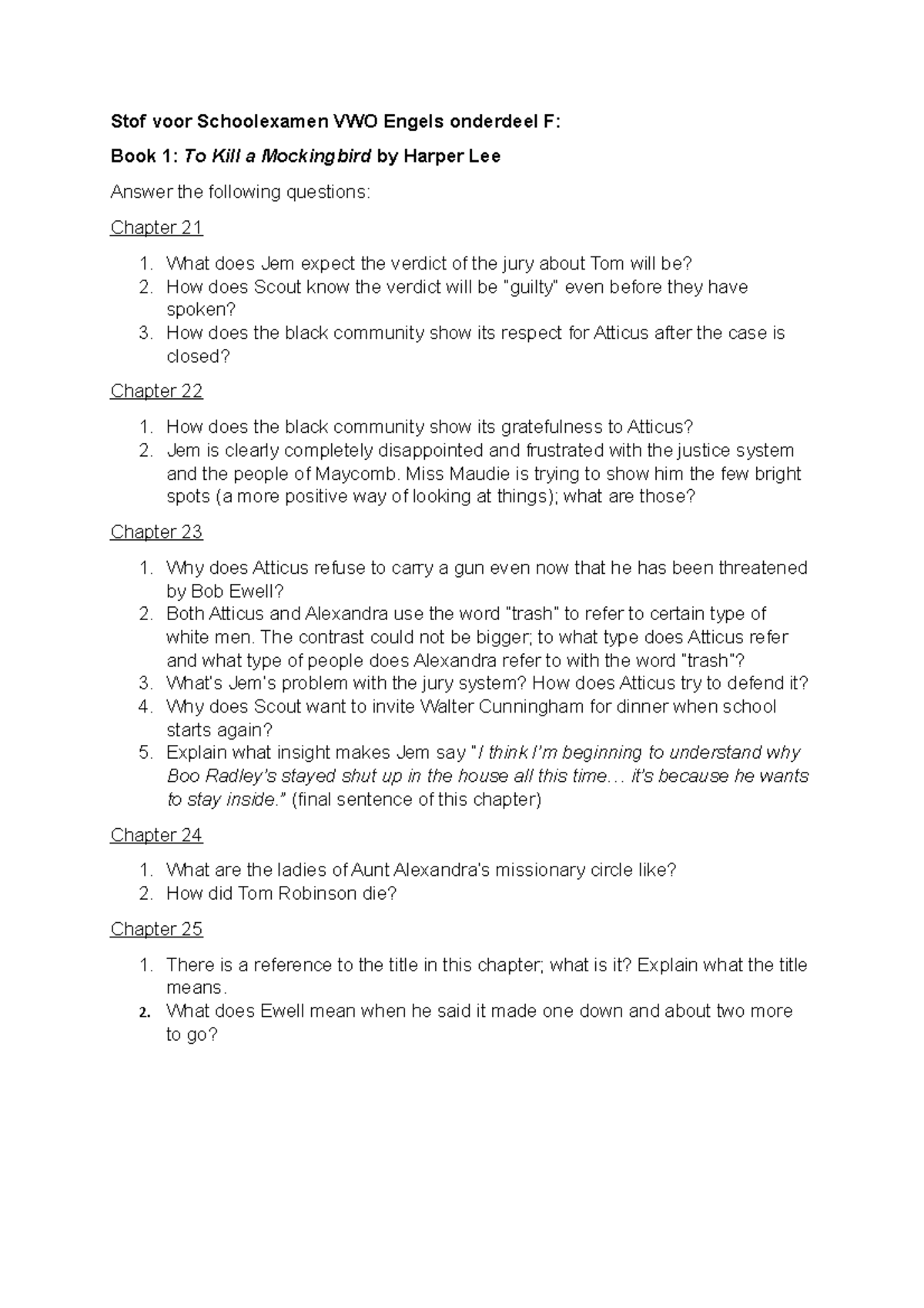 Week20620questions20on20chapter2021202025 Stof voor
