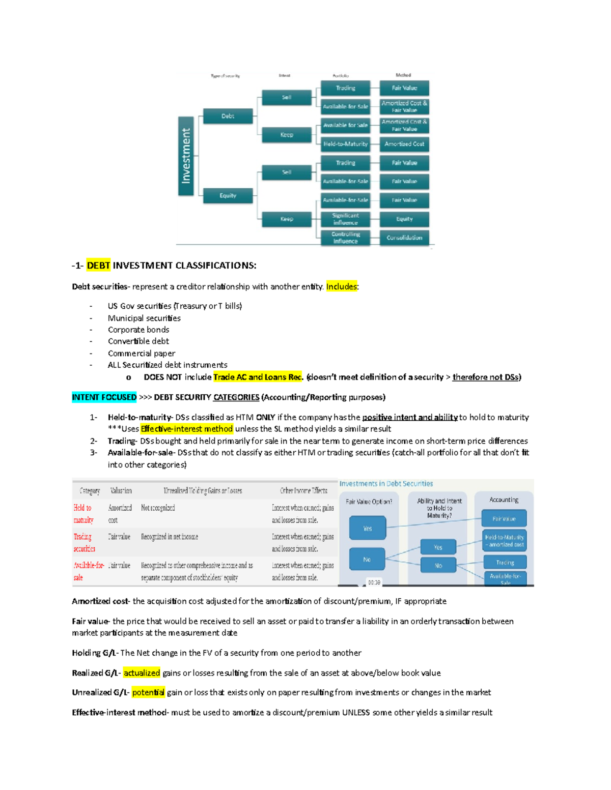 D105 Int Acct III Notes - Int Acct III, Not Section To Upload -1- DEBT ...