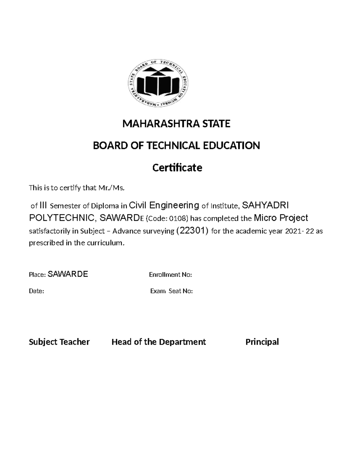 Microproject - Project that matters you - Project management ...