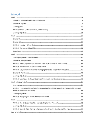 Chapter 1 And 2 Distribution Management - Chapter 1 Supply Chain ...