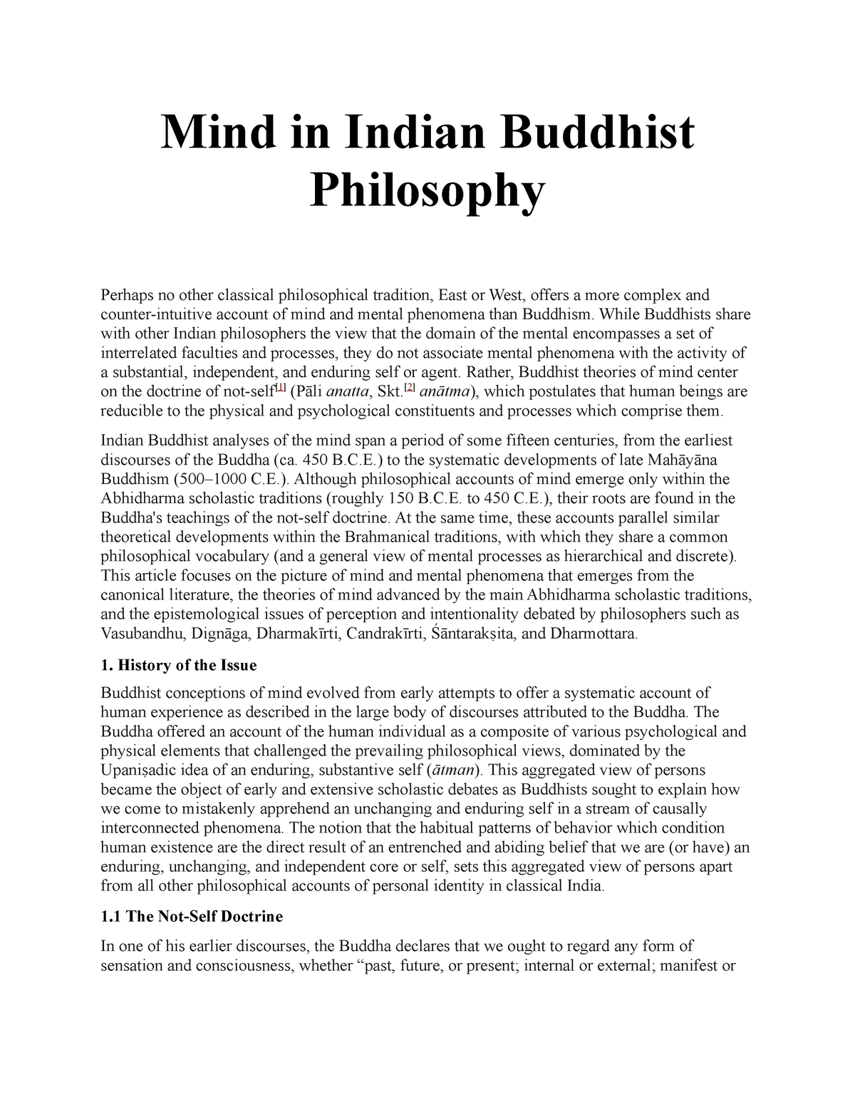 lecture-45-mind-in-indian-buddhist-philosophy-mind-in-indian-buddhist