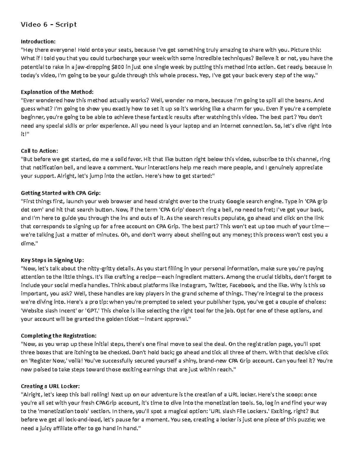 Video 6 Script Video 6 Script Introduction Hey There Everyone video-6-script-video-6-script-introduction-hey-there-everyone
