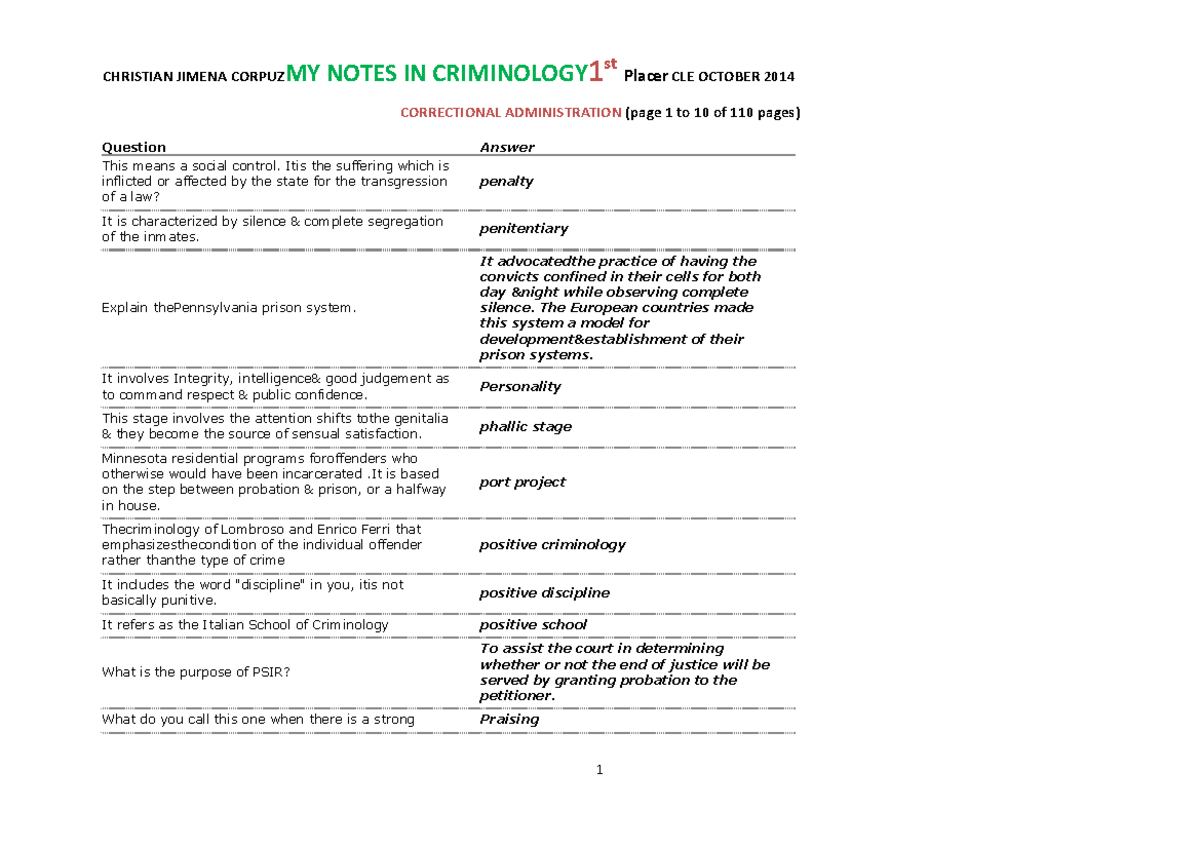 Banned CLE Reviewer - For review - CHRISTIAN JIMENA CORPUZMY NOTES IN ...