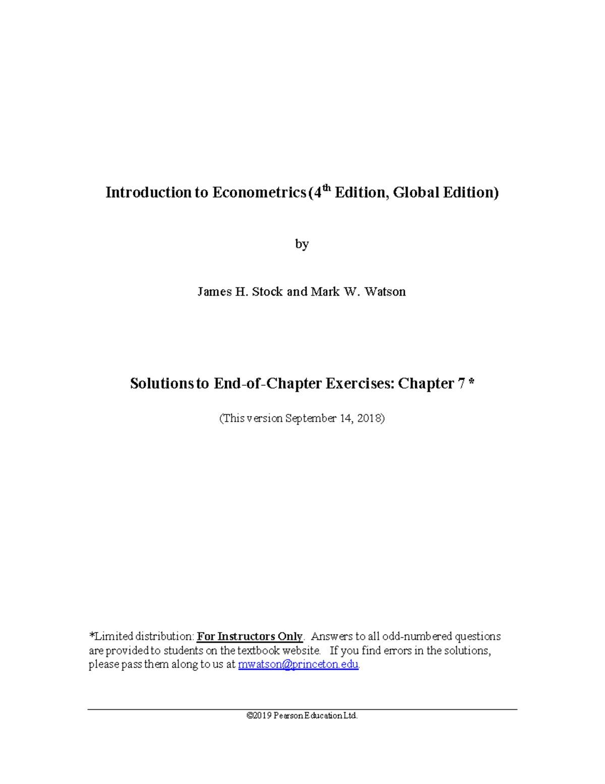 lecture notes 1a International Money and Finance UvA Studeersnel