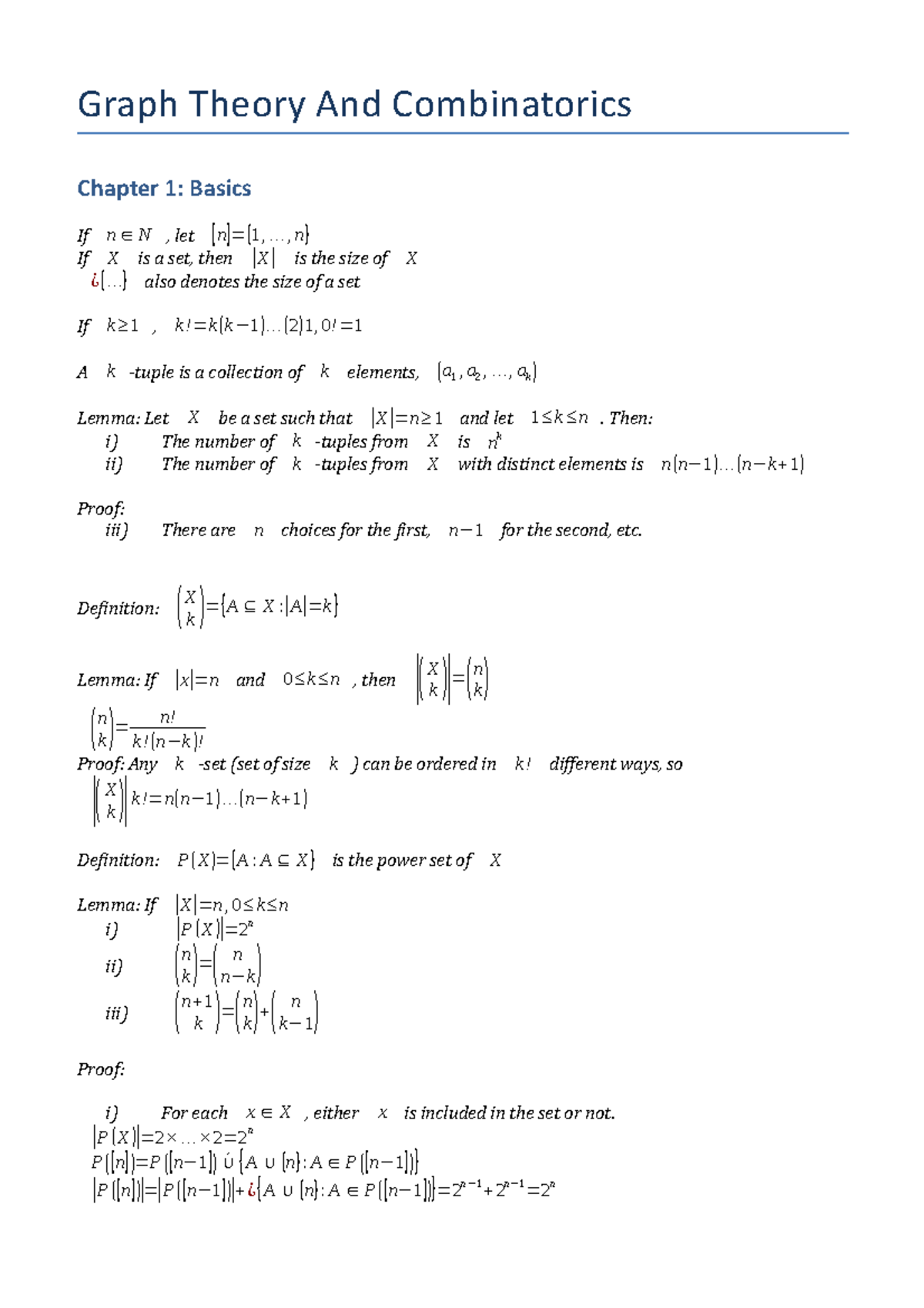 Graph Theory And Combinatorics - Graph Theory And Combinatorics Chapter ...