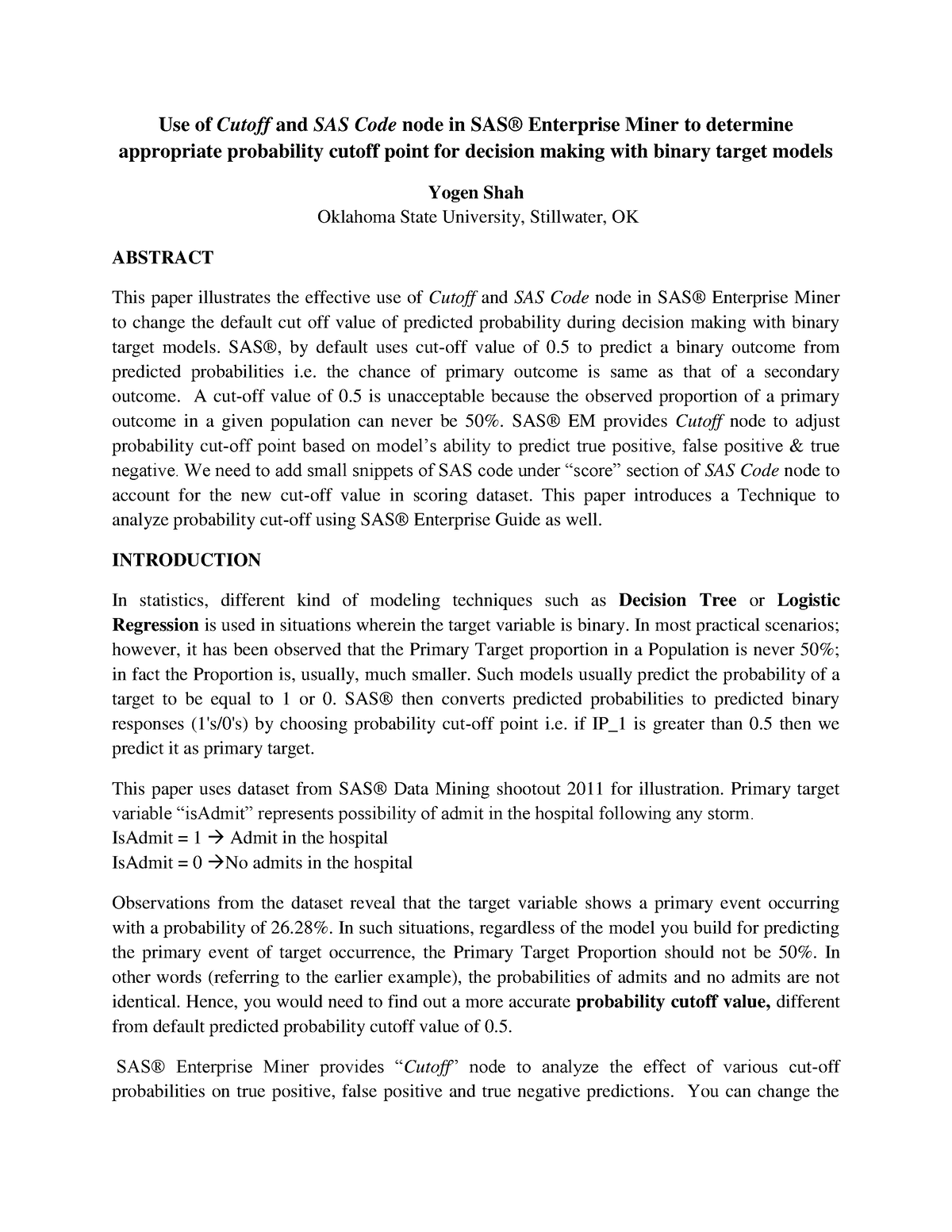 use-of-cutoff-and-sas-code-node-in-sas-enterprise-miner-sas-by