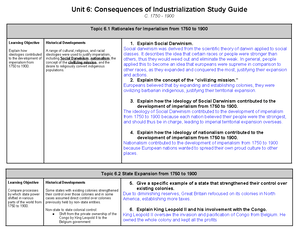 AP+World+History+Unit+5+Study+Guide - Unit 5: Revolutions Study Guide C ...