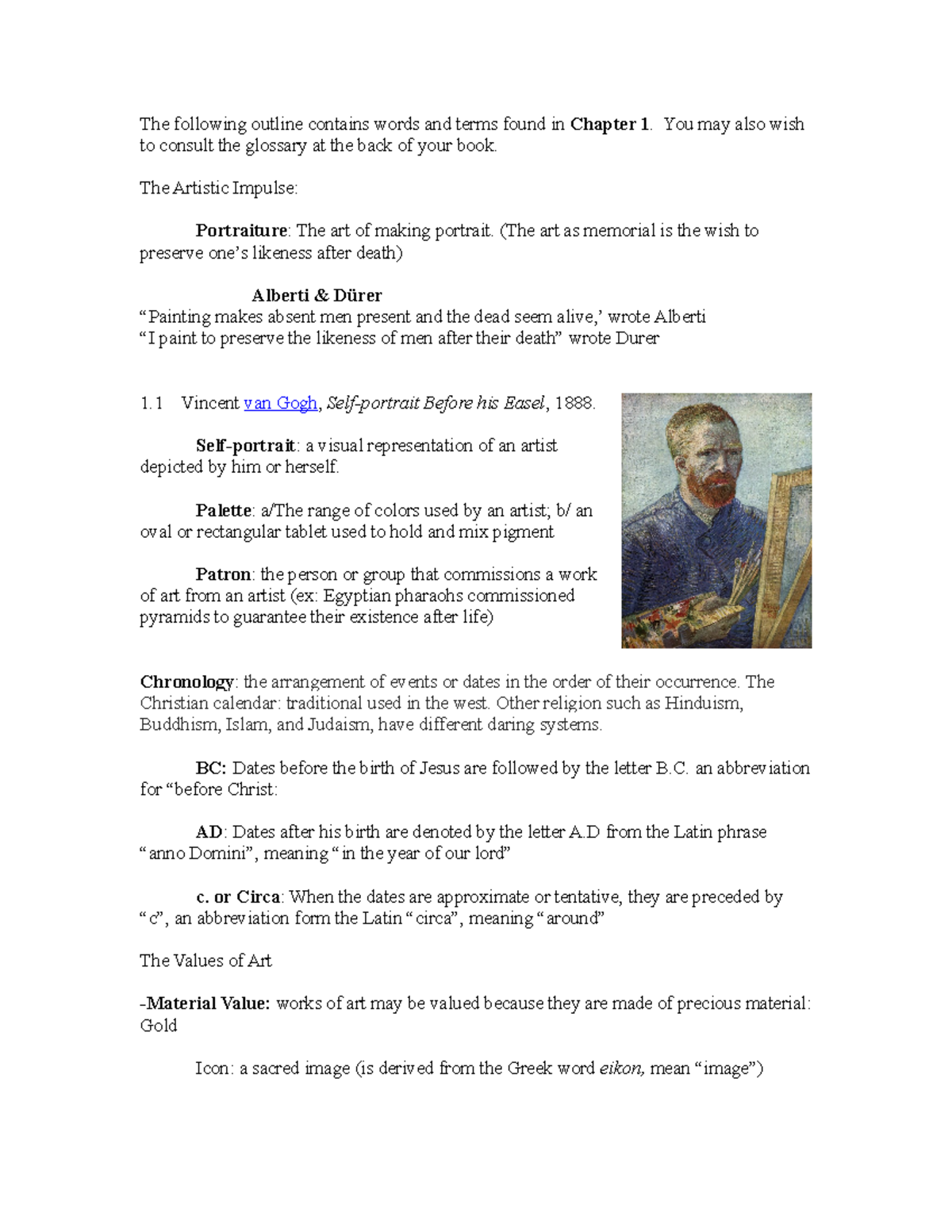 Chapter+1+outline+5th+ed - The following outline contains words and ...