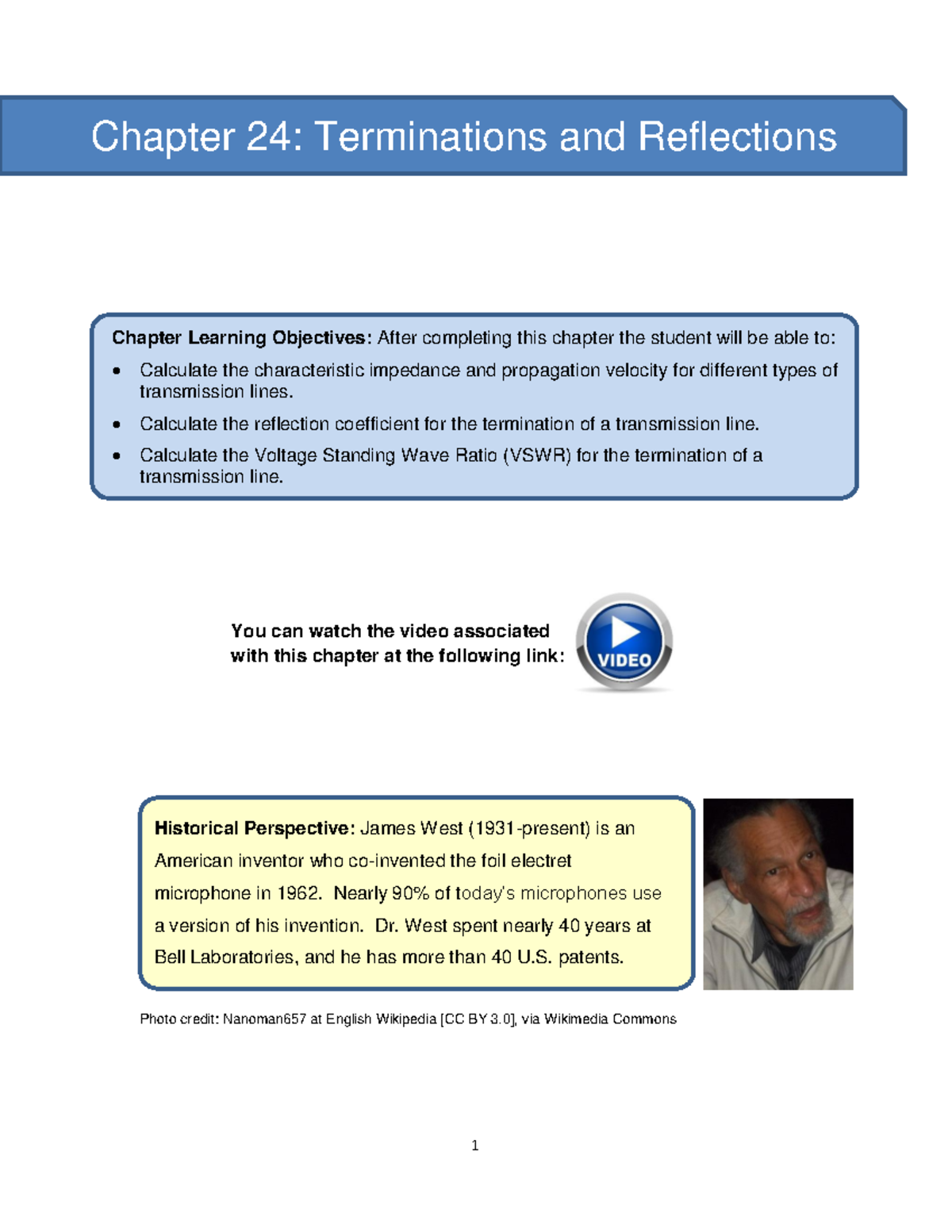 24 Terminations and Reflections - Chapter 24 : Terminations and ...