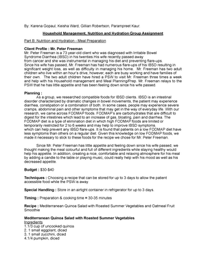 safety and mobility assignment pdf