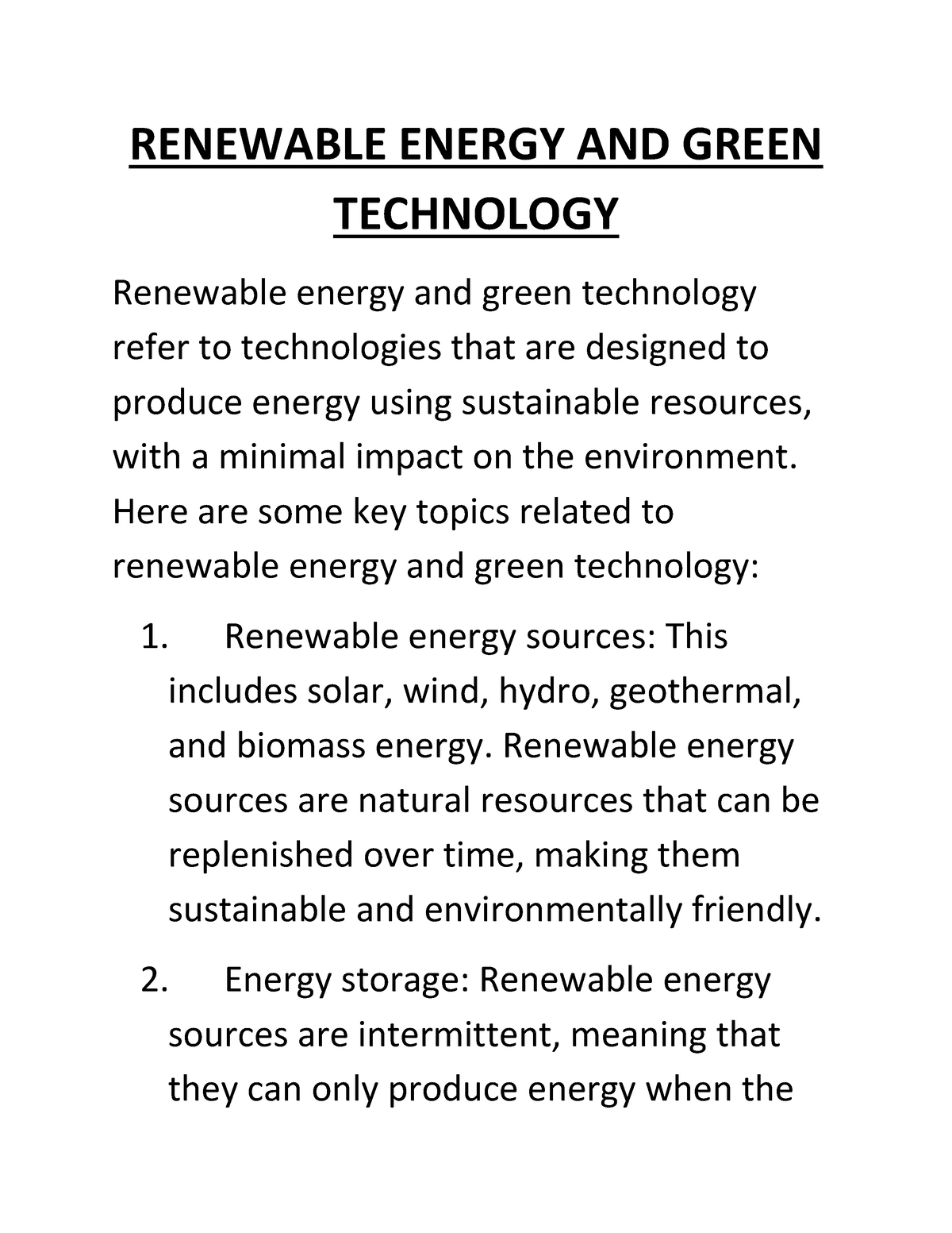 green energy thesis pdf