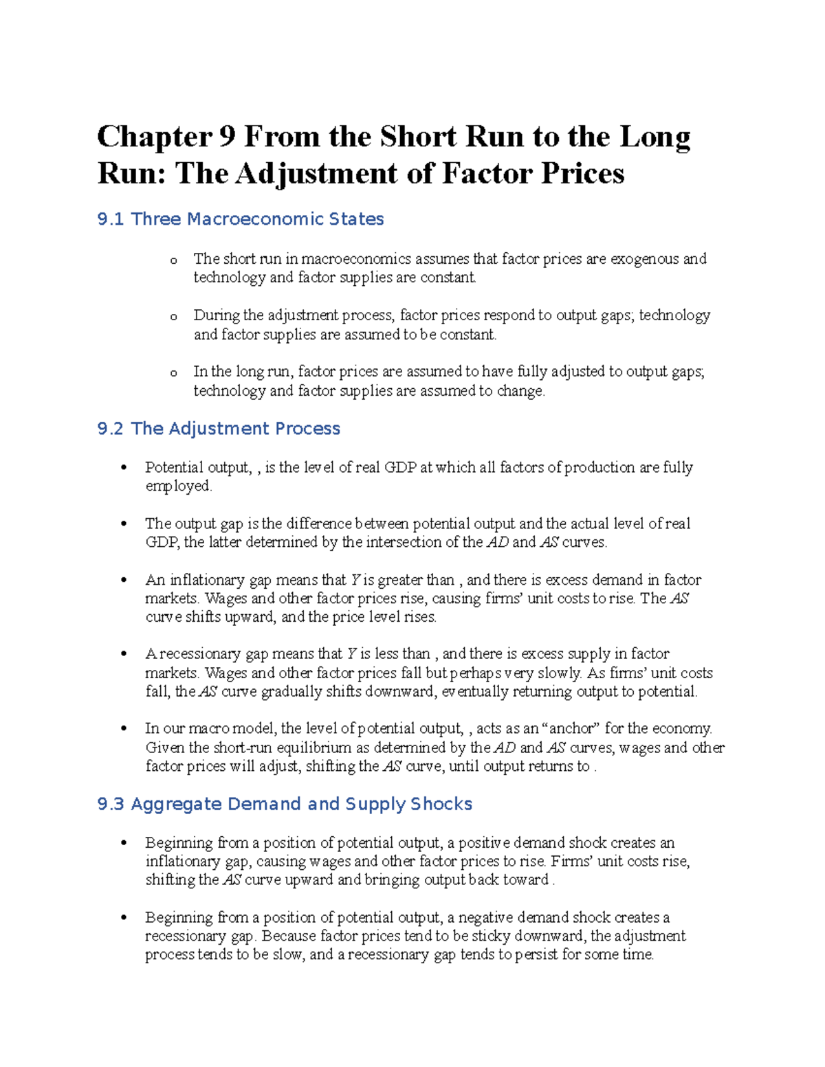 chapter-9-macroeconomics-chapter-9-from-the-short-run-to-the-long