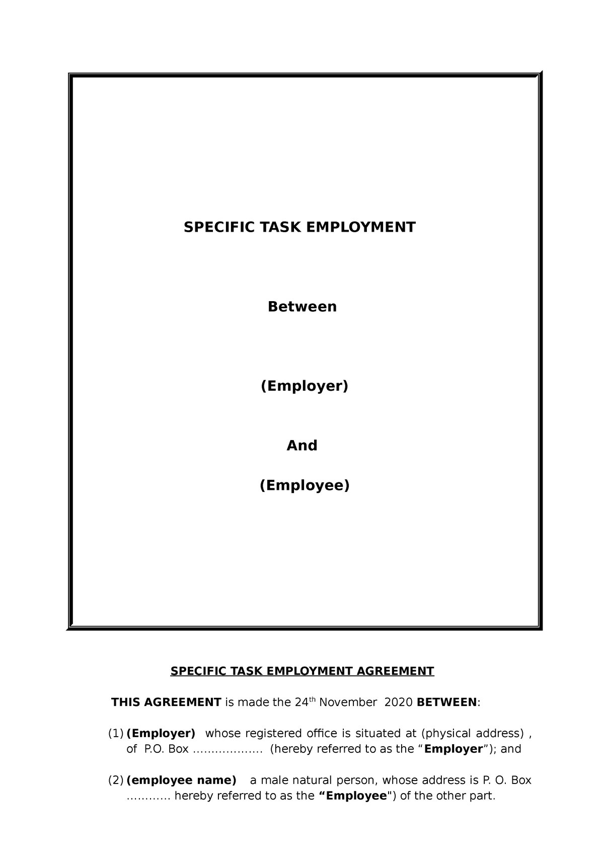 specific-task-template-specific-task-employment-between-employer