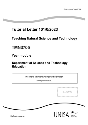 EED 2601 - TUT01-2020 - TUT 01/2020 - EED2601/101/0/20 20 Tutorial ...