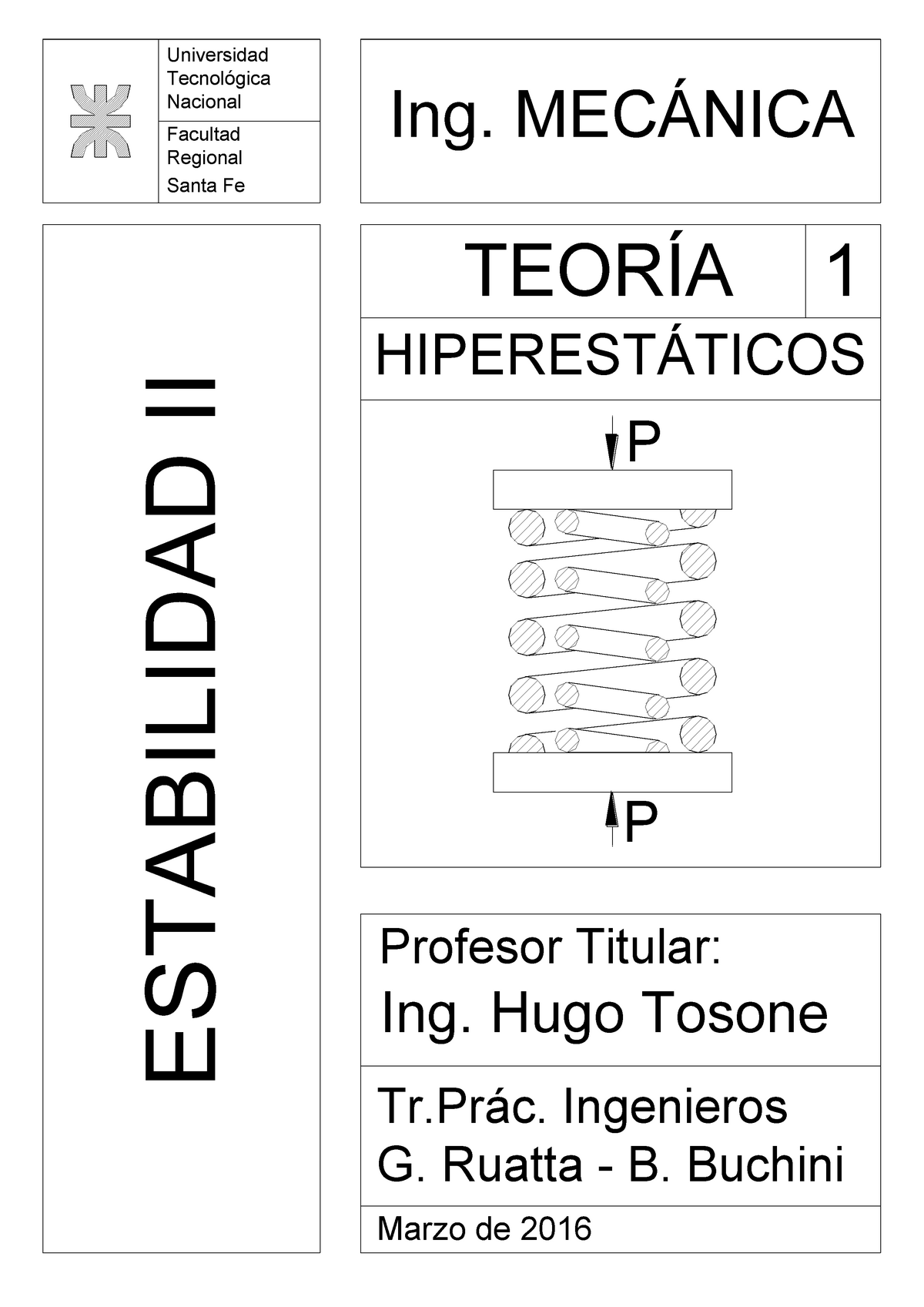 Hiperestatico - Apunte Teorico Con Ejemplos - Estabilidad II - UTN ...