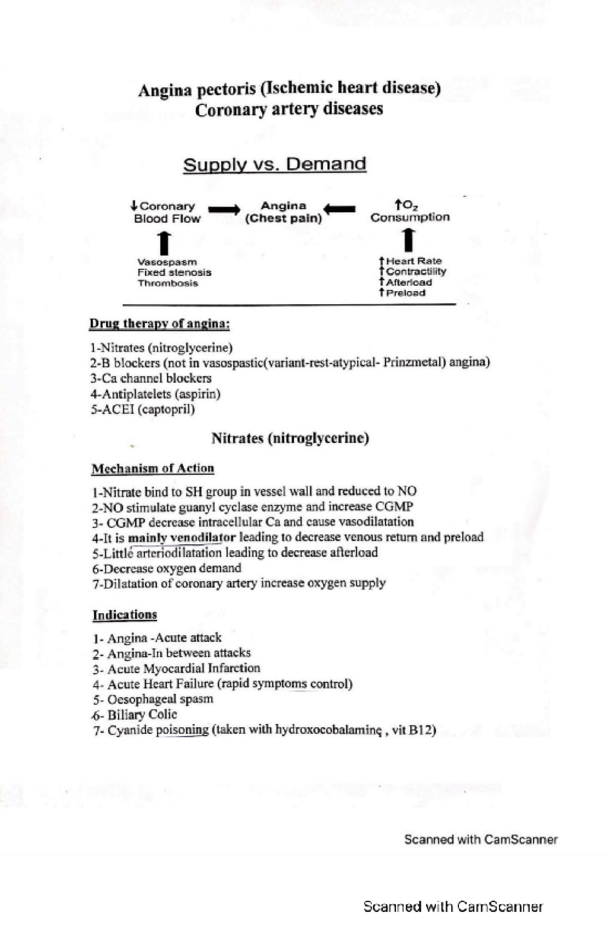 Pharma CVS - Pharmacology - Studocu