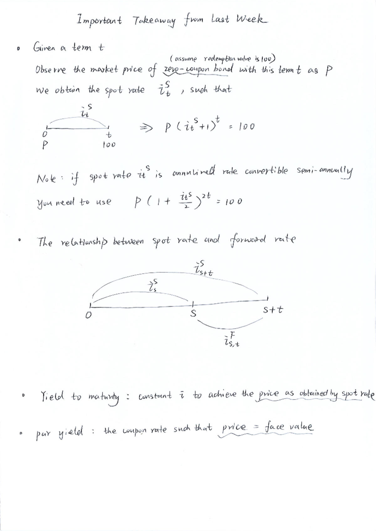 Week 11 Lecture Notes - dsadasd - Important Takeaway from Last week ...