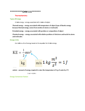 CHM 111 notes 2 - *********CHM 111: Chapter 5 Ionic and Covalent ...