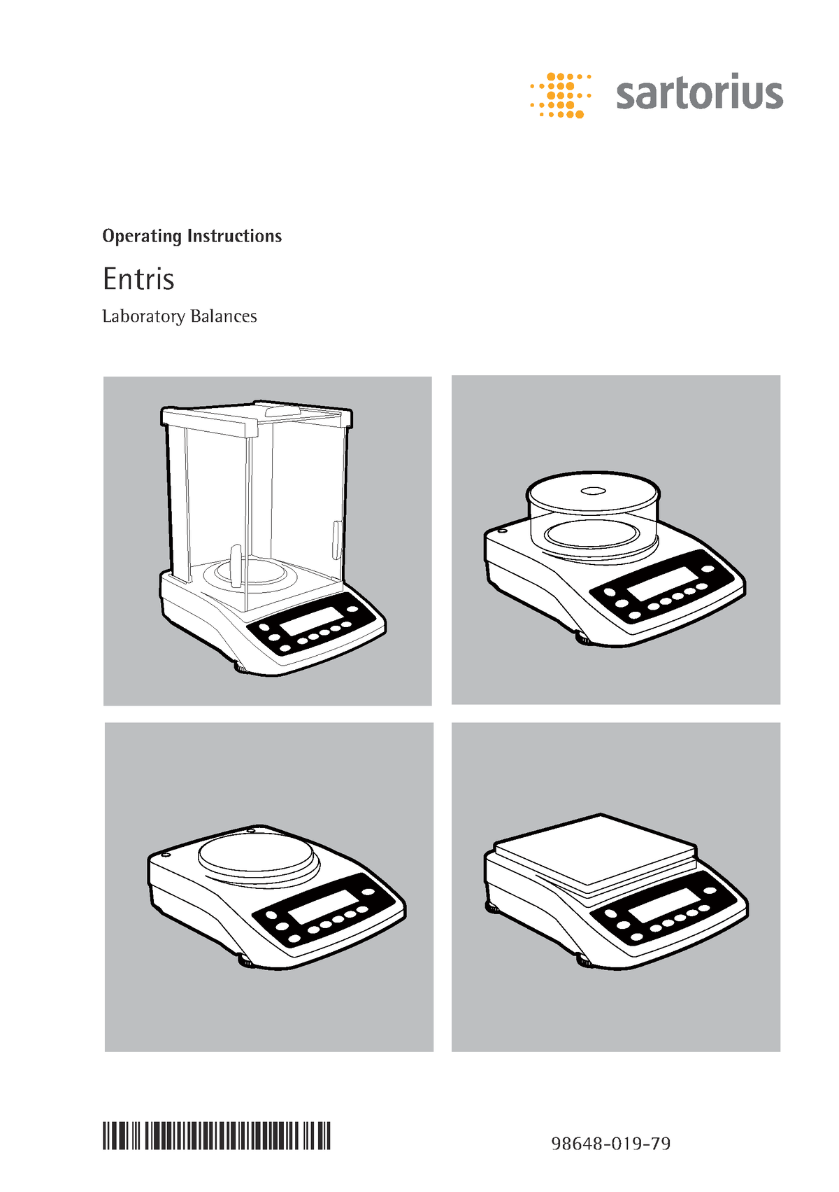 Manual Entris-323-1S-eng - Operating Instructions Entris Laboratory ...