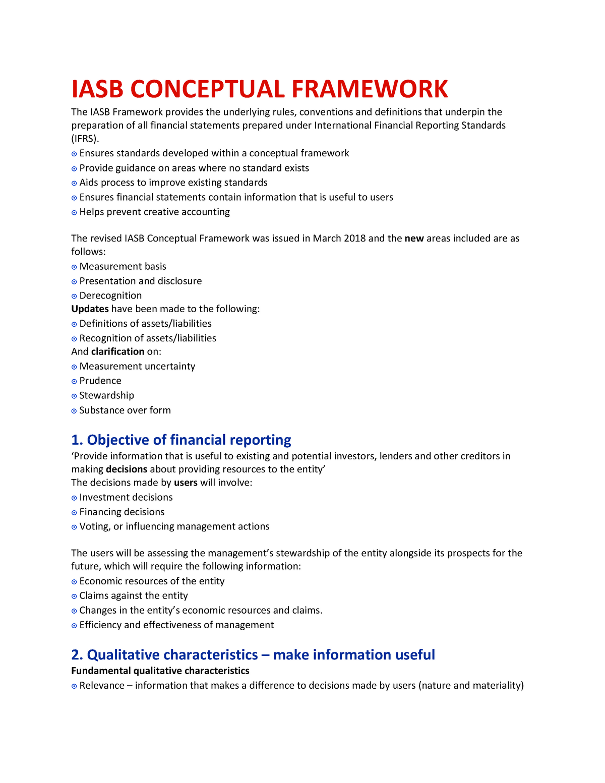 Iasb Conceptual Framework Warning Tt Undefined Function 32 Iasb Conceptual Studeersnel